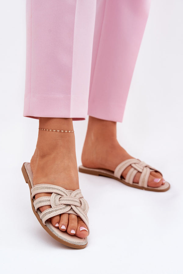 Sandales femme Step in style Clacquettes Clacquettes — beige