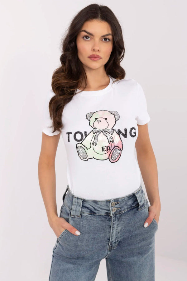 Blouse femme NM T Shirt T — blanc