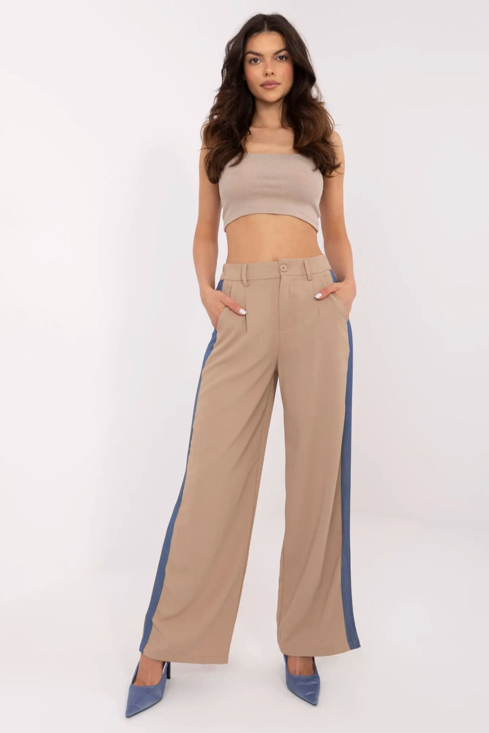 Chaussures à talons femme NM Pantalon Pantalon — brun