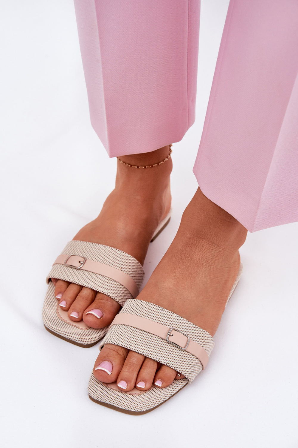 Sandales femme Step in style Clacquettes Clacquettes — beige