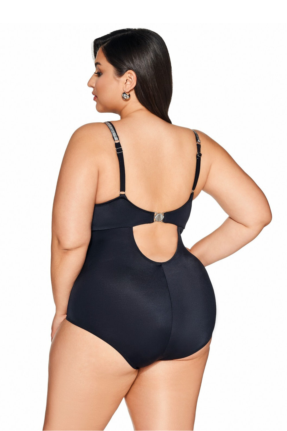 Maillot de bain femme Ava Une Pièce Une — noir
