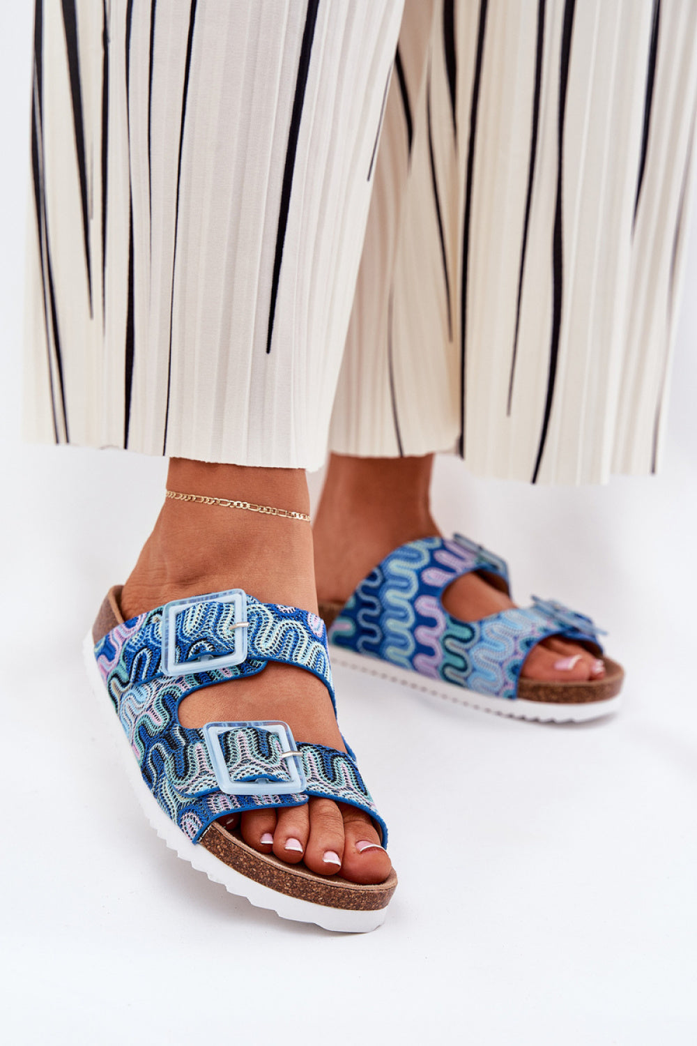 Sandales femme Step in style Clacquettes Clacquettes — bleu