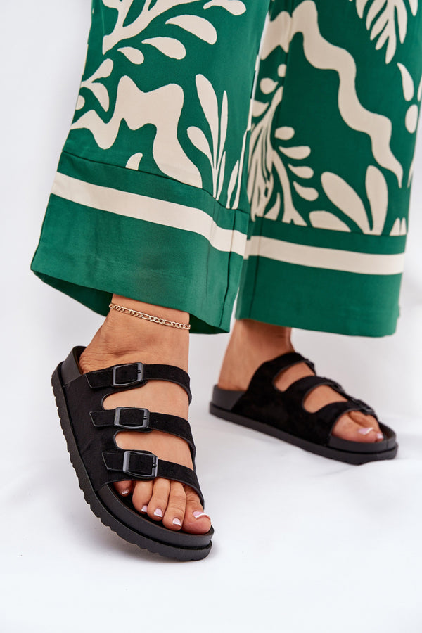Sandales femme Step in style Clacquettes Clacquettes — noir