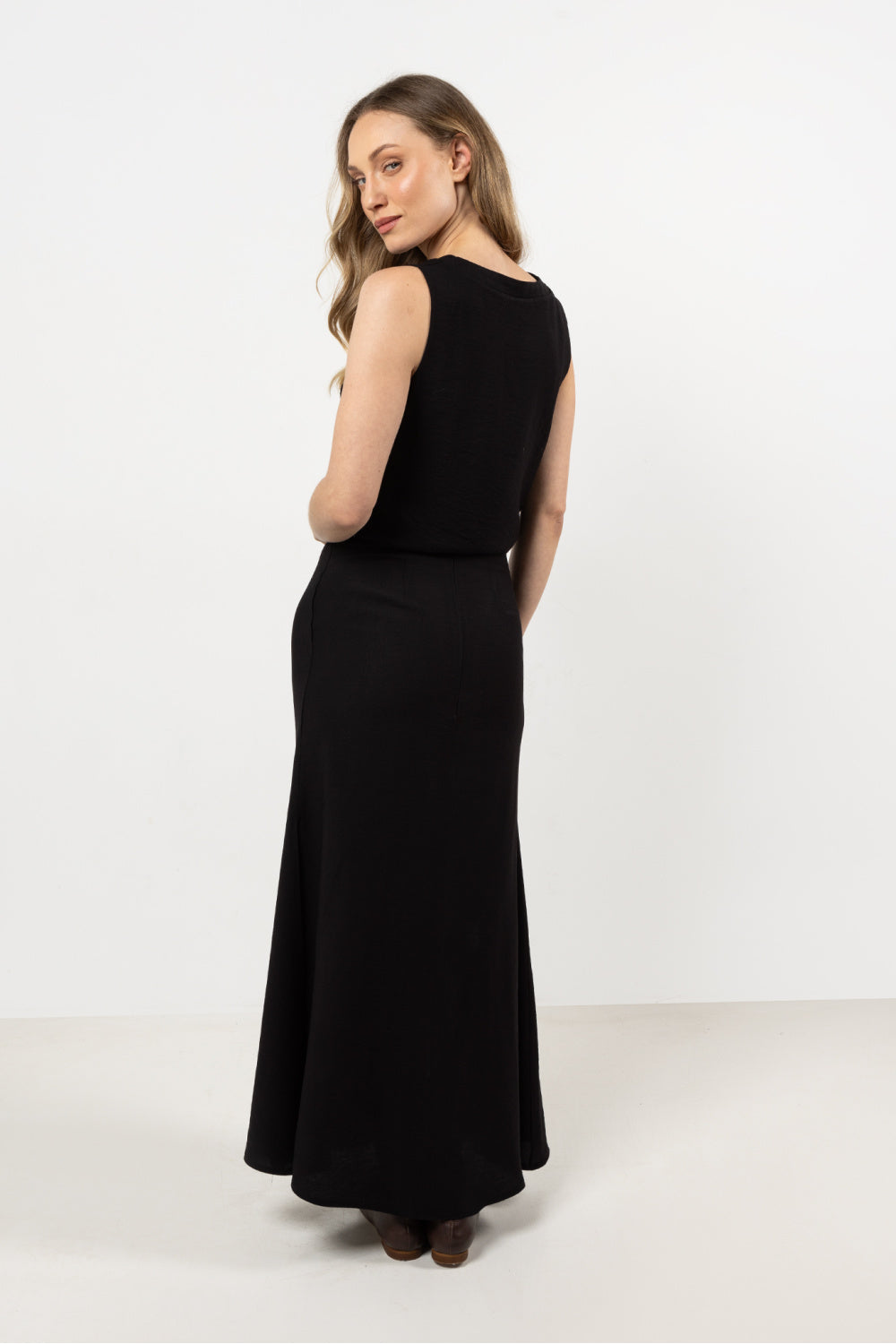 Jupe femme awama Longue Longue — noir