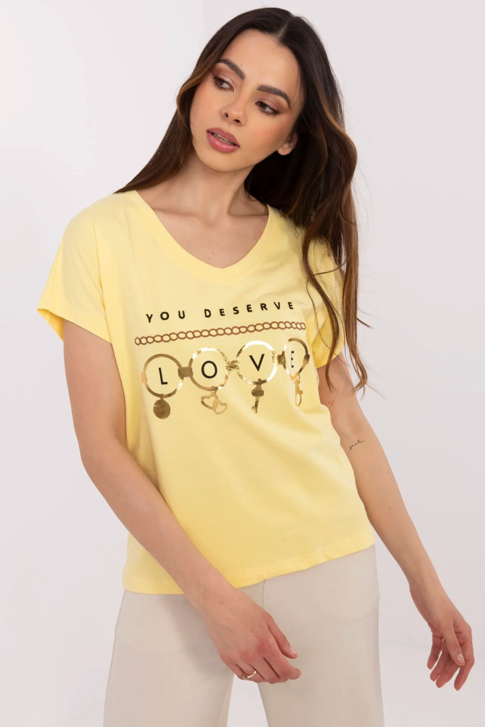 Blouse femme Factory Price T Shirt T — jaune