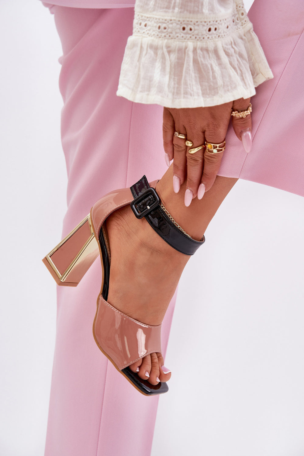 Sandales femme Step in style À Talons À — rosé