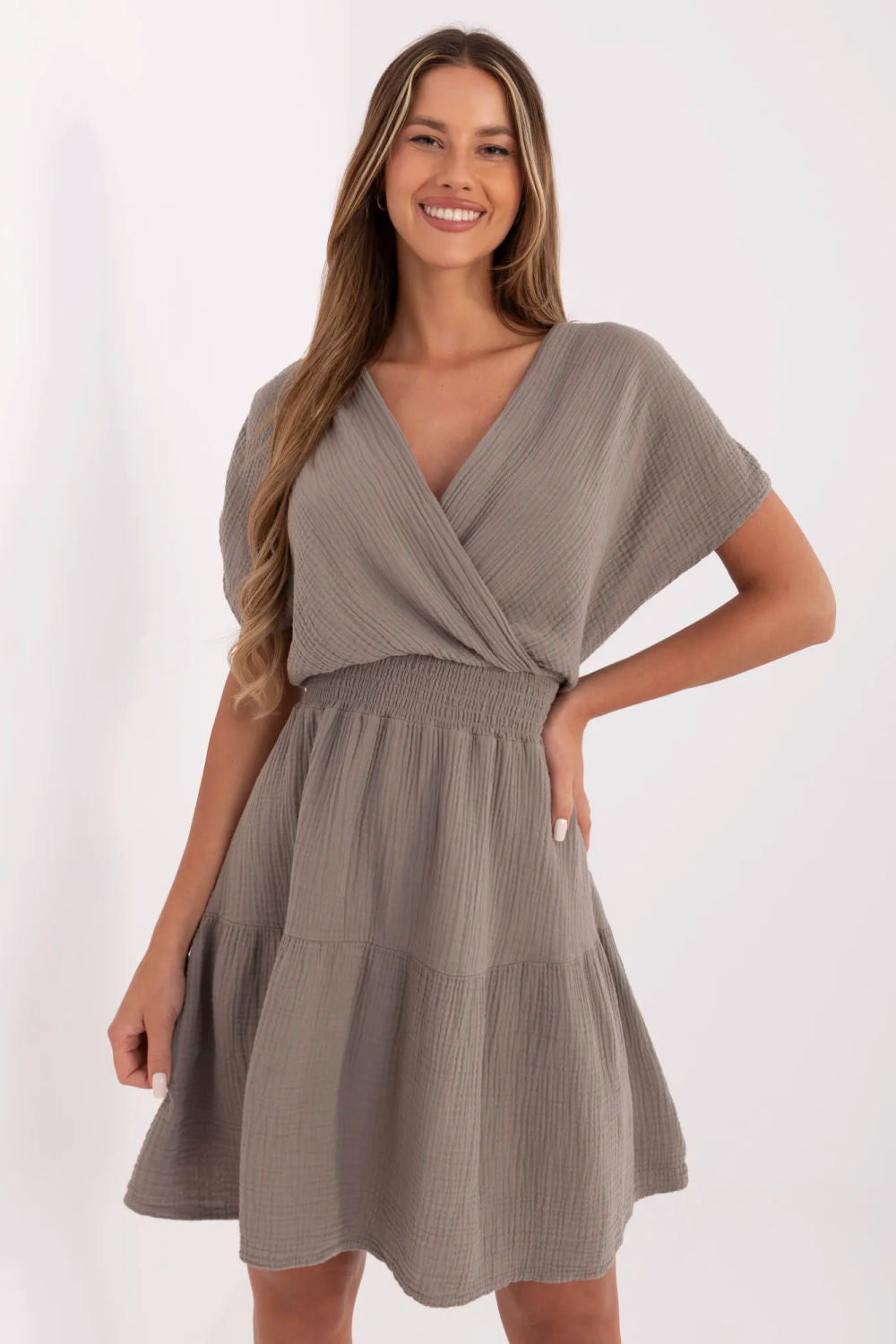 Robe femme Italy Moda De Jour De — beige