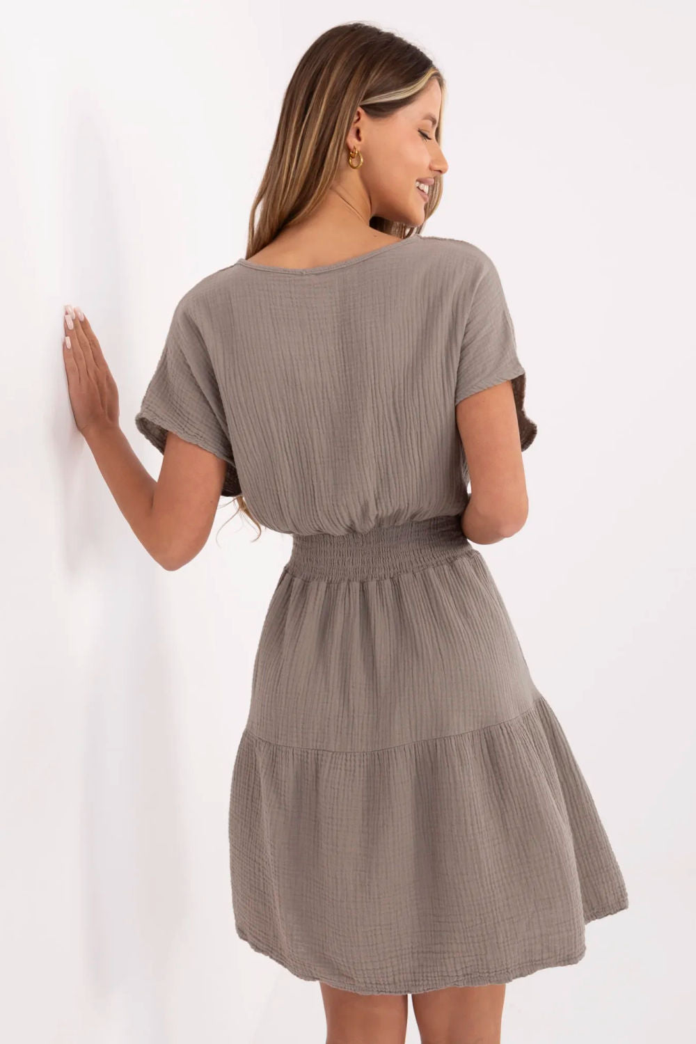 Robe femme Italy Moda De Jour De — beige