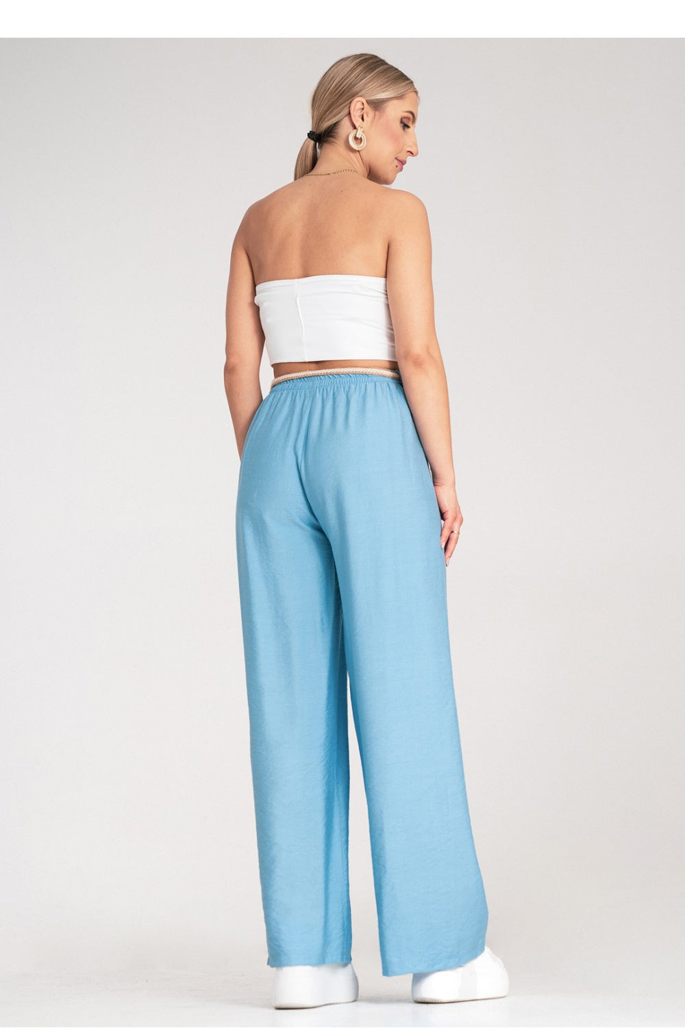 Chaussures à talons femme Figl Pantalon Pantalon — bleu