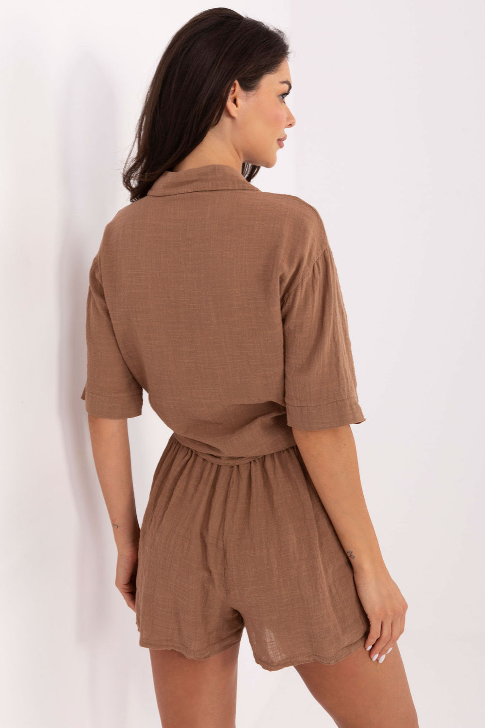 Ensemble lingerie femme Och Bella L Ensemble L — brun