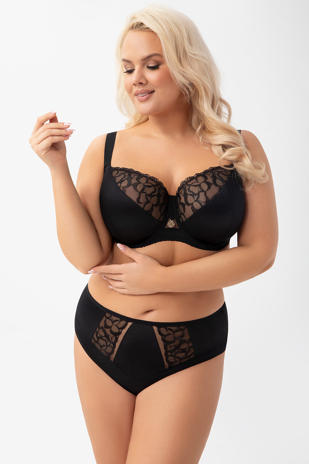 Soutien-gorge semi-soft femme Gorsenia Lingerie Soft Soft — noir