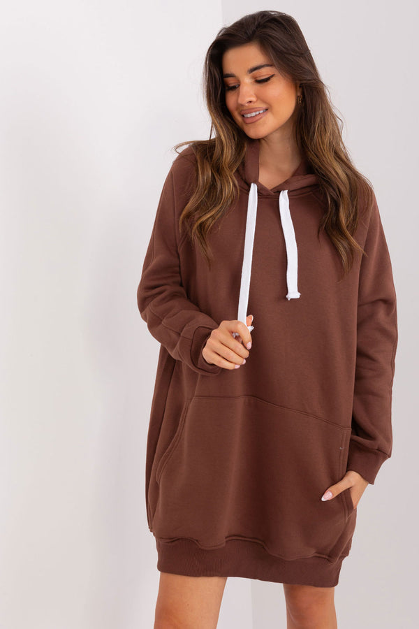 T-shirt femme Ex Moda Sweatshirt Sweatshirt — brun