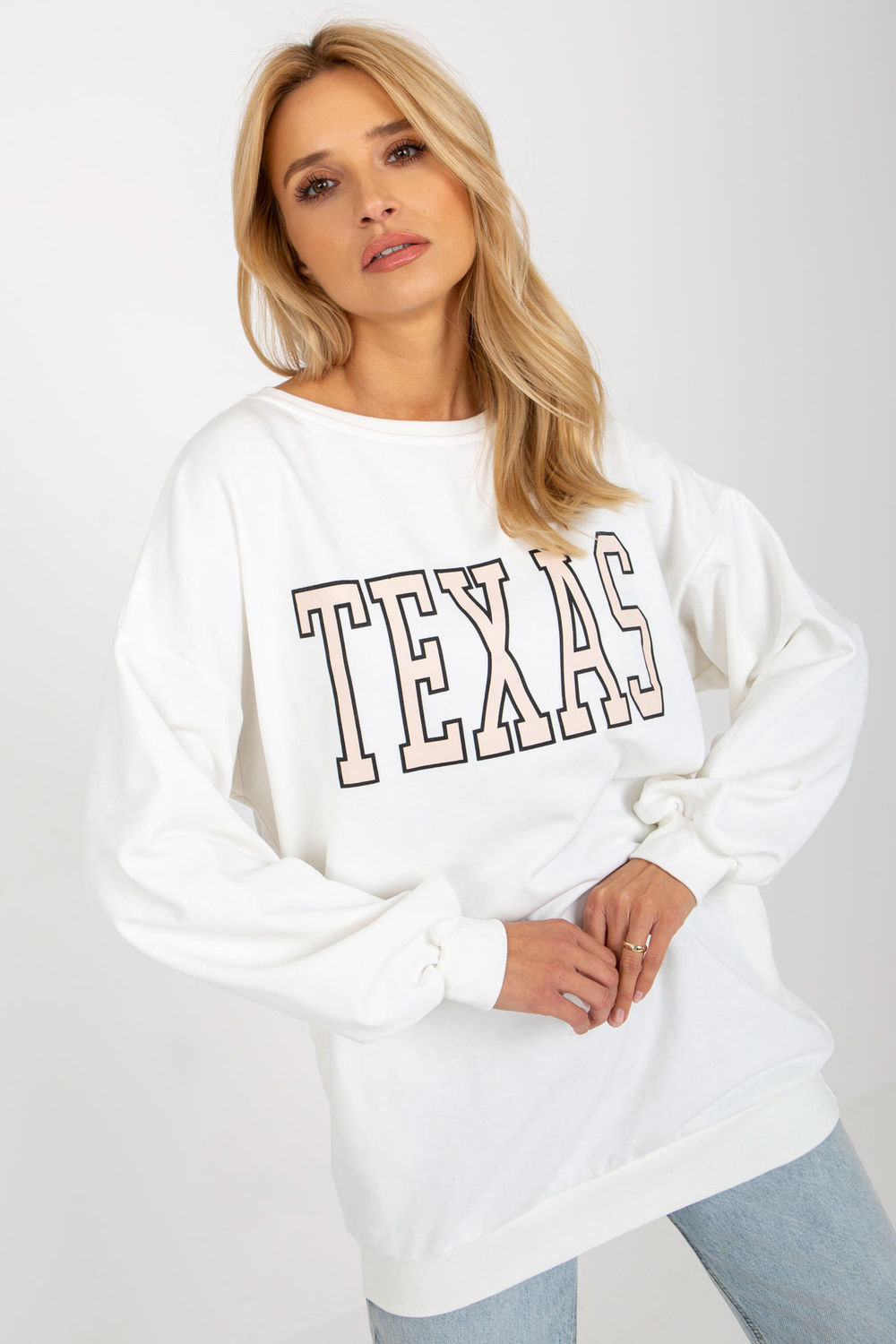 T-shirt femme Ex Moda Sweatshirt Sweatshirt — rosé