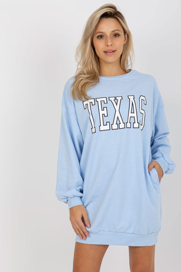 T-shirt femme Ex Moda Sweatshirt Sweatshirt — bleu