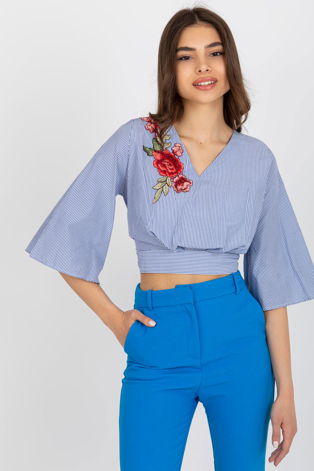 Blouse femme Lakerta Chemisier Chemisier — bleu marine