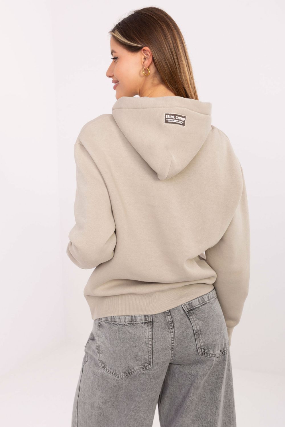 T-shirt femme Sublevel Sweatshirt Sweatshirt — beige