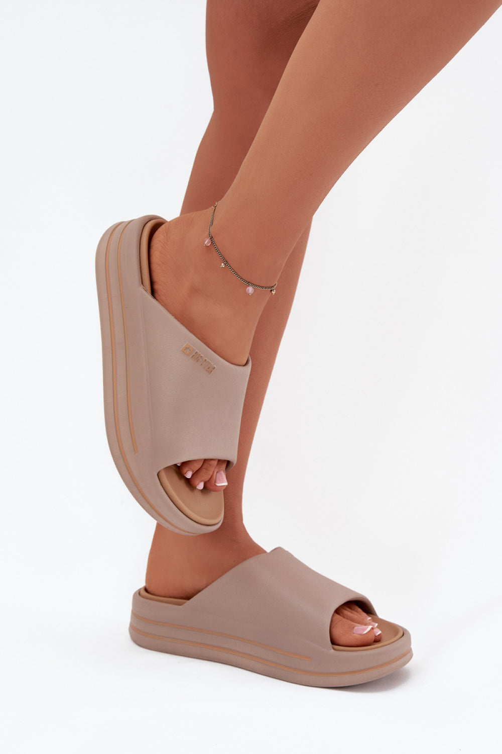 Sandales femme Step in style Clacquettes Clacquettes — beige