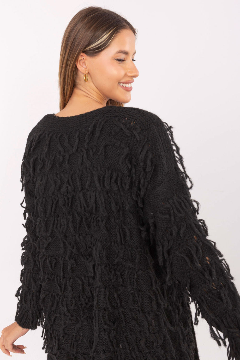 Cardigan femme Rue Paris — noir