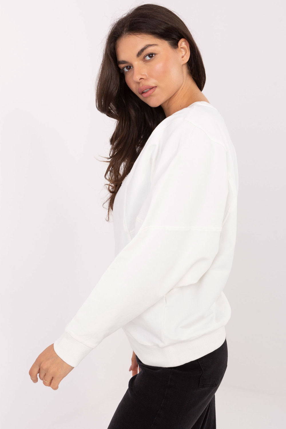 T-shirt femme Rue Paris Sweatshirt Sweatshirt — beige