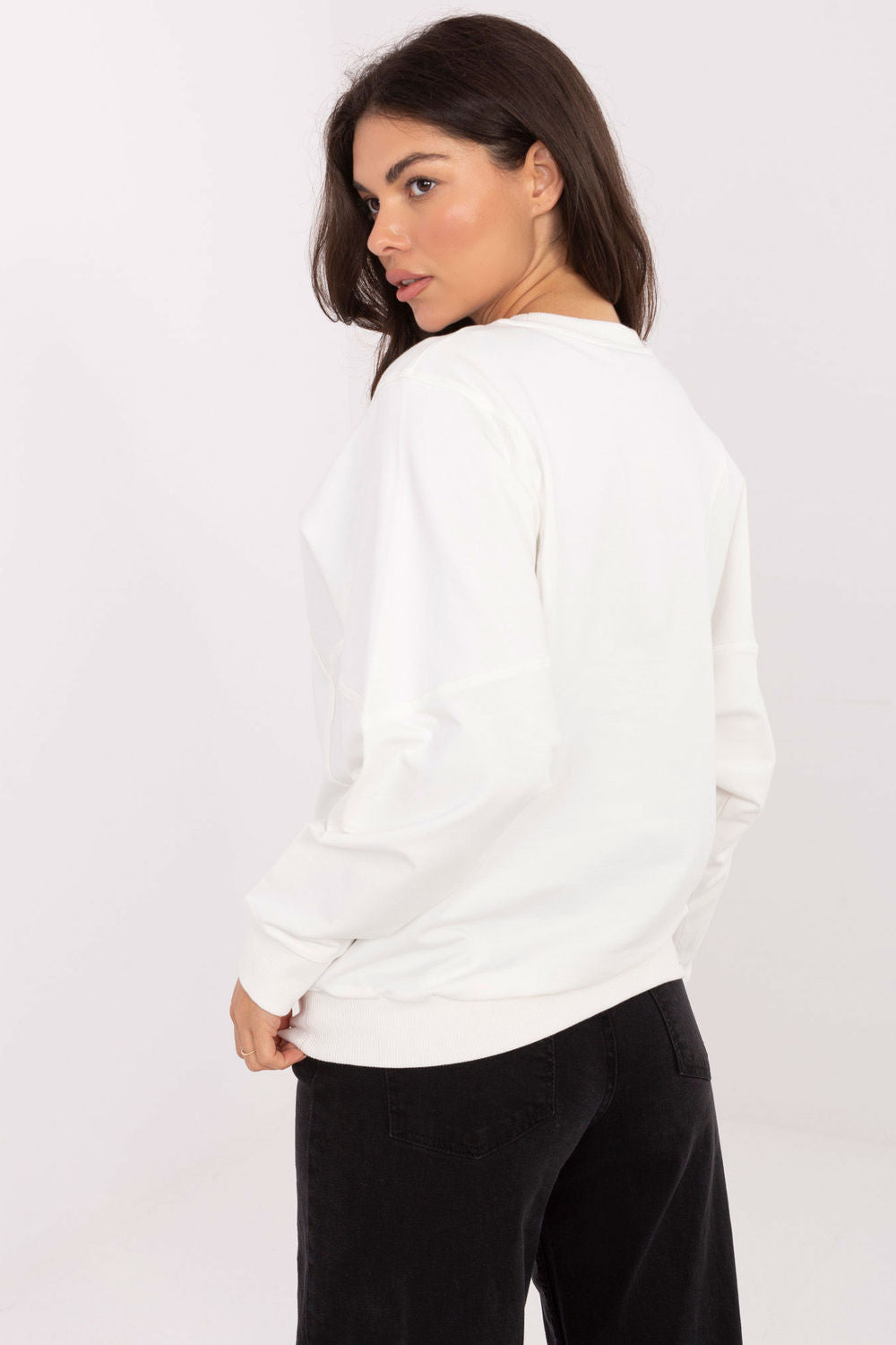 T-shirt femme Rue Paris Sweatshirt Sweatshirt — beige