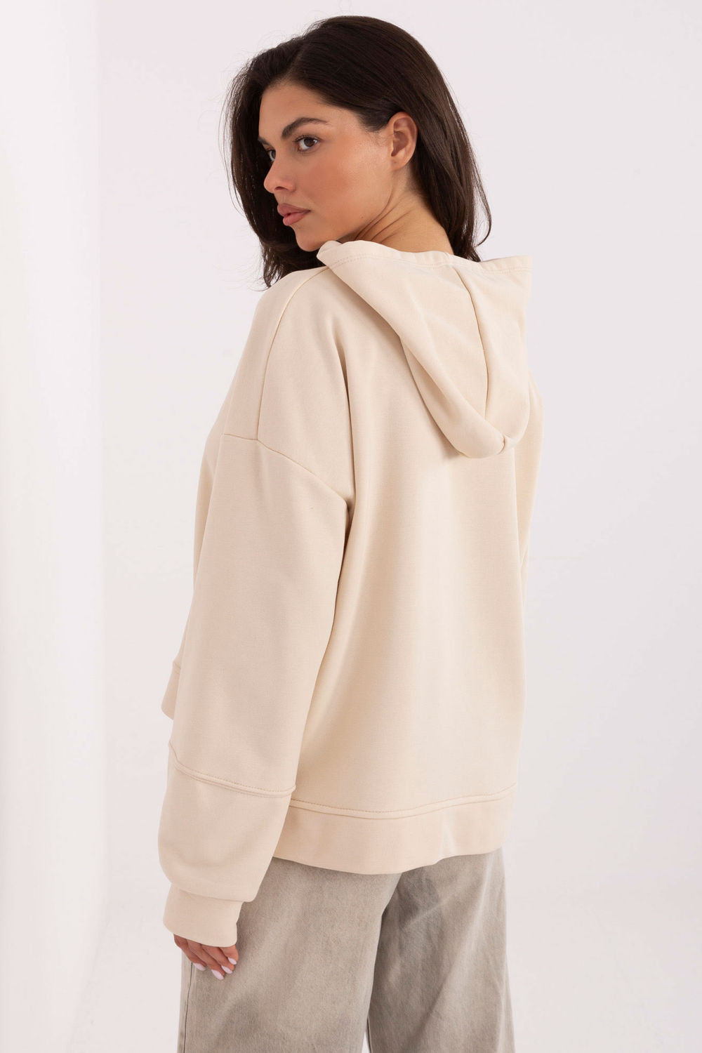 T-shirt femme Factory Price Sweatshirt Sweatshirt — beige