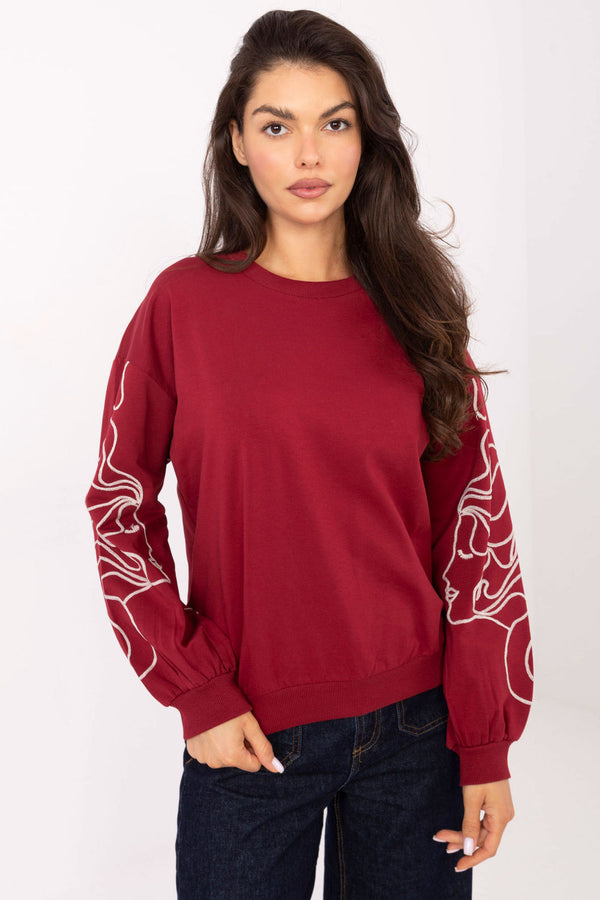 T-shirt femme Relevance Sweatshirt Sweatshirt — rouge