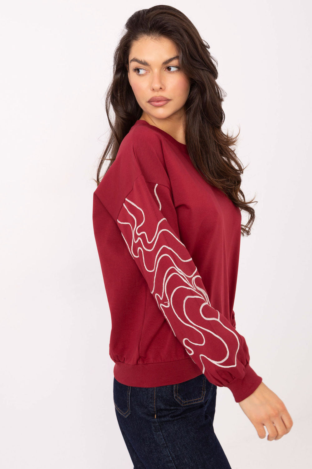 T-shirt femme Relevance Sweatshirt Sweatshirt — rouge