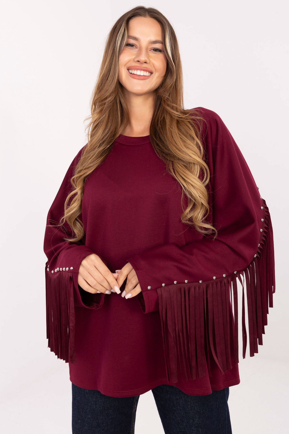 T-shirt femme Factory Price Sweatshirt Sweatshirt — rouge