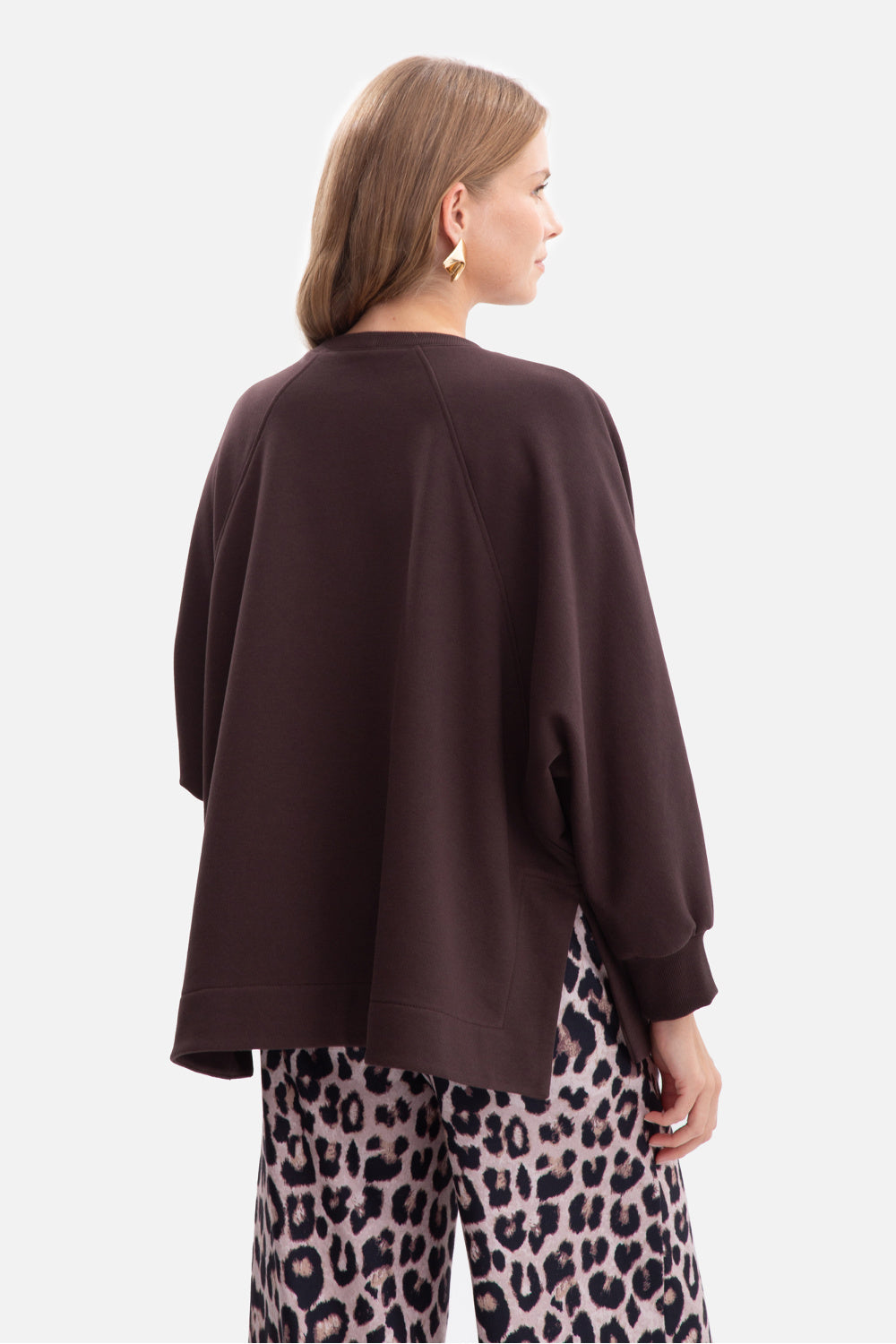 T-shirt femme BeWear Sweatshirt Sweatshirt — brun