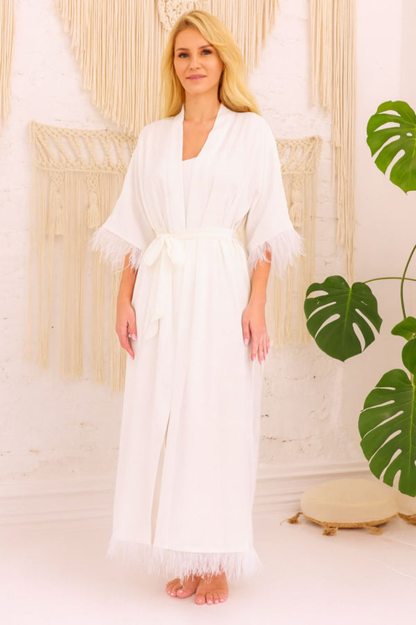 Robe femme Kalimo Peignoir Peignoir — beige