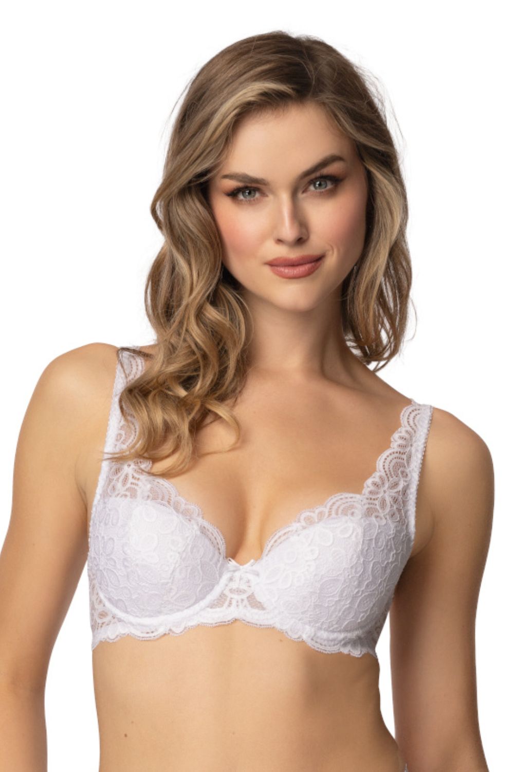 Soutien-gorge push-up femme Mat — blanc