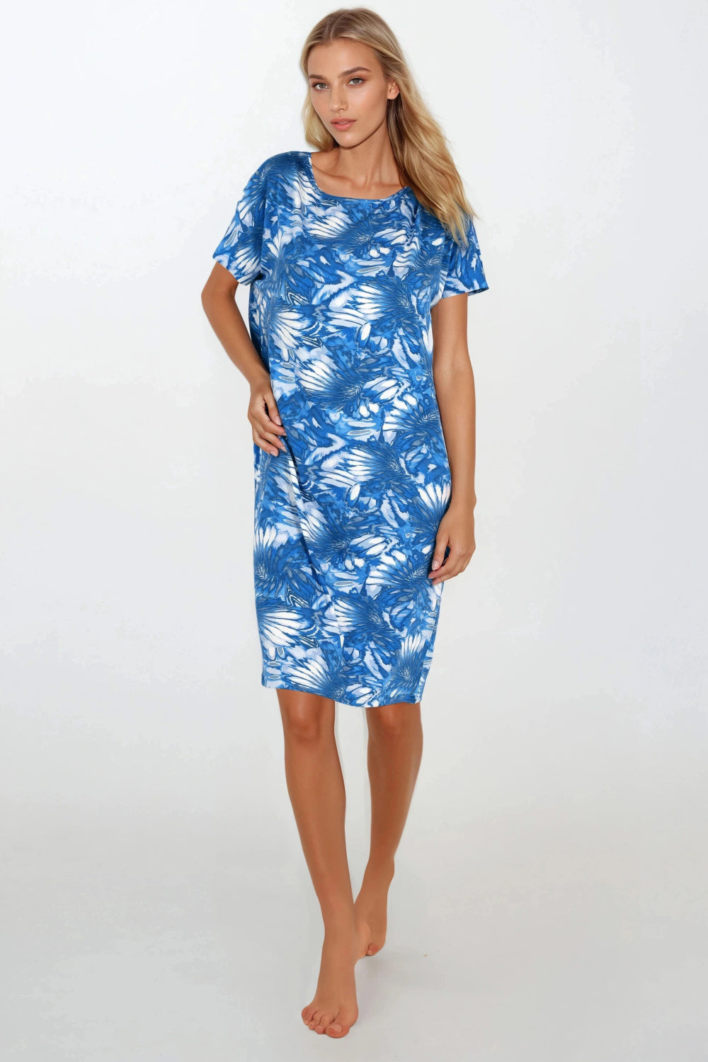 Nuisette femme Momenti Per Me Chemise De Nuit — bleu