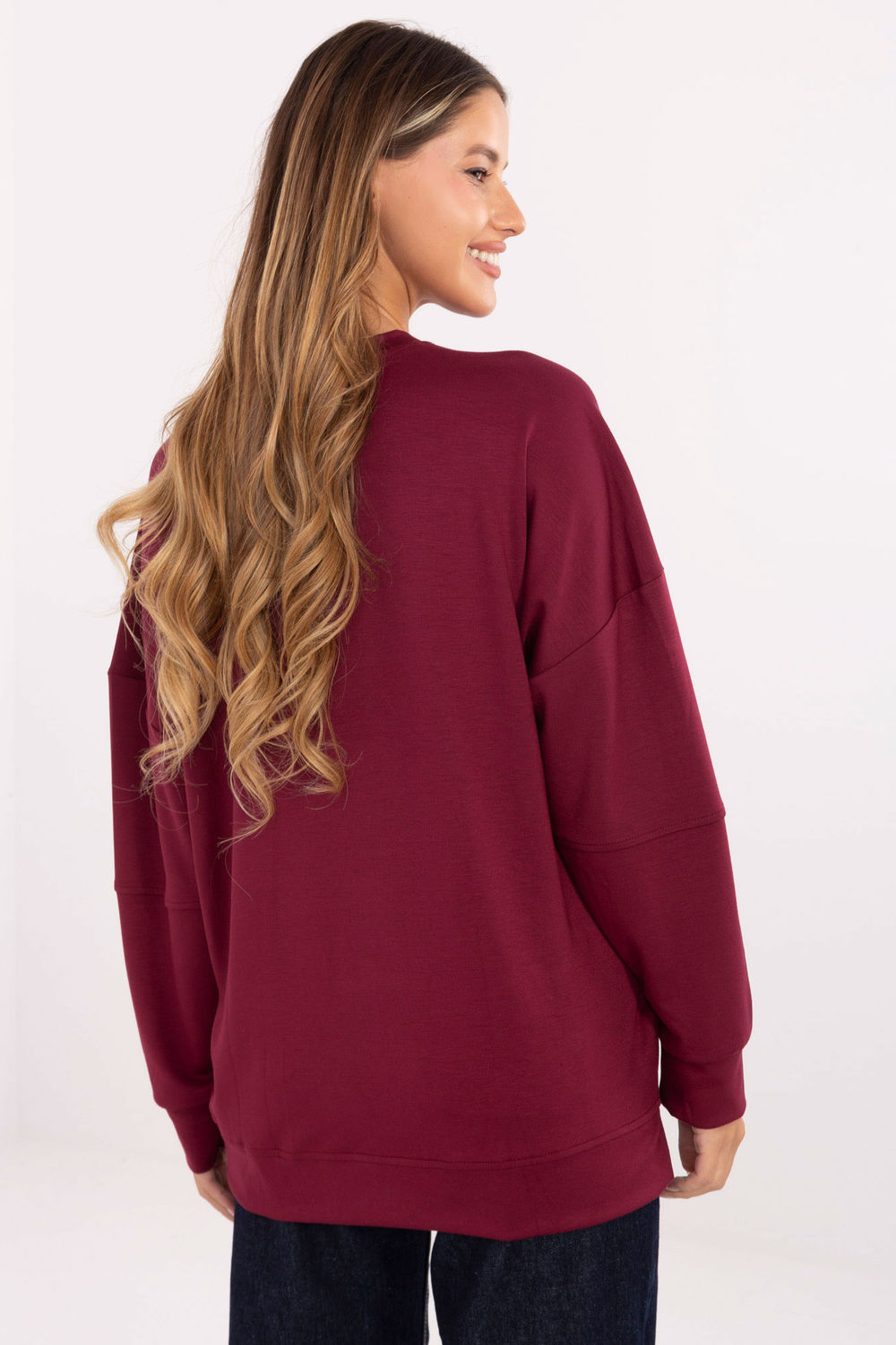 T-shirt femme Relevance Sweatshirt Sweatshirt — rouge