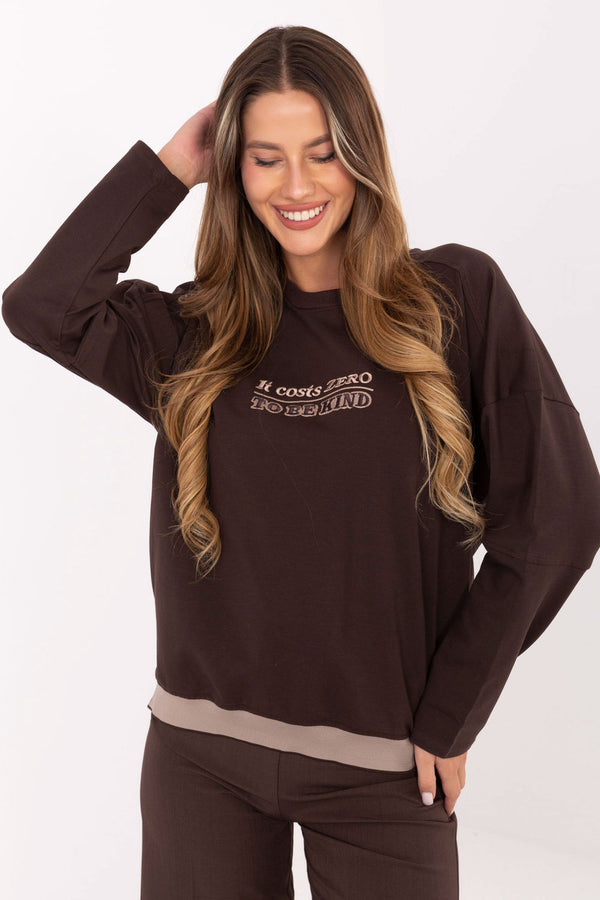 T-shirt femme Relevance Sweatshirt Sweatshirt — brun