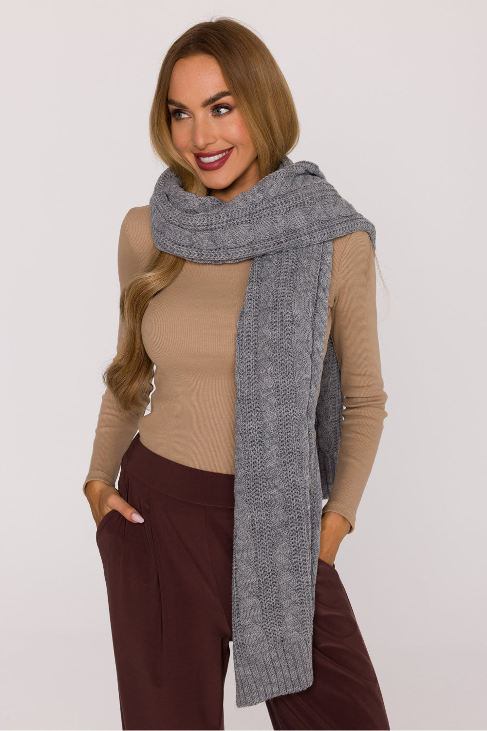 Châle femme Moe — gris
