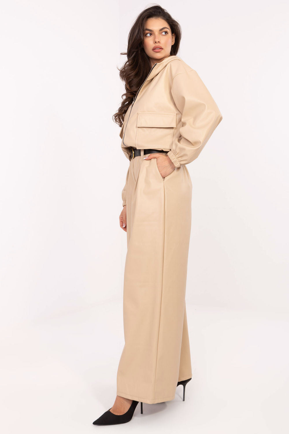 Chaussures à talons femme Rue Paris Pantalon Pantalon — beige