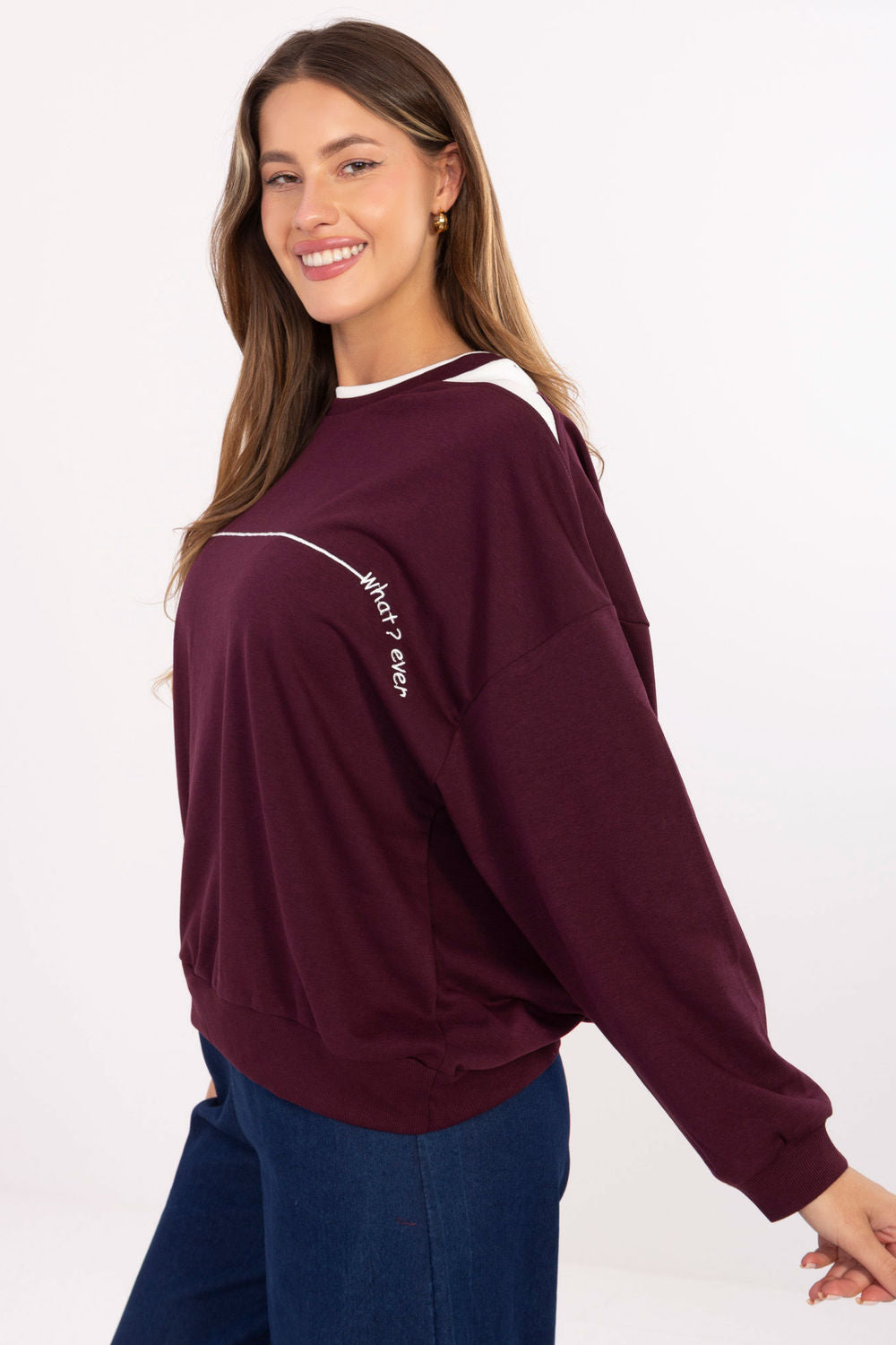 T-shirt femme Relevance Sweatshirt Sweatshirt — rouge