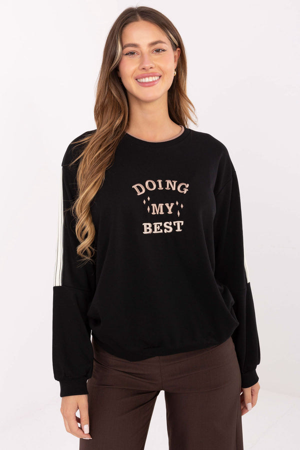 T-shirt femme Relevance Sweatshirt Sweatshirt — noir