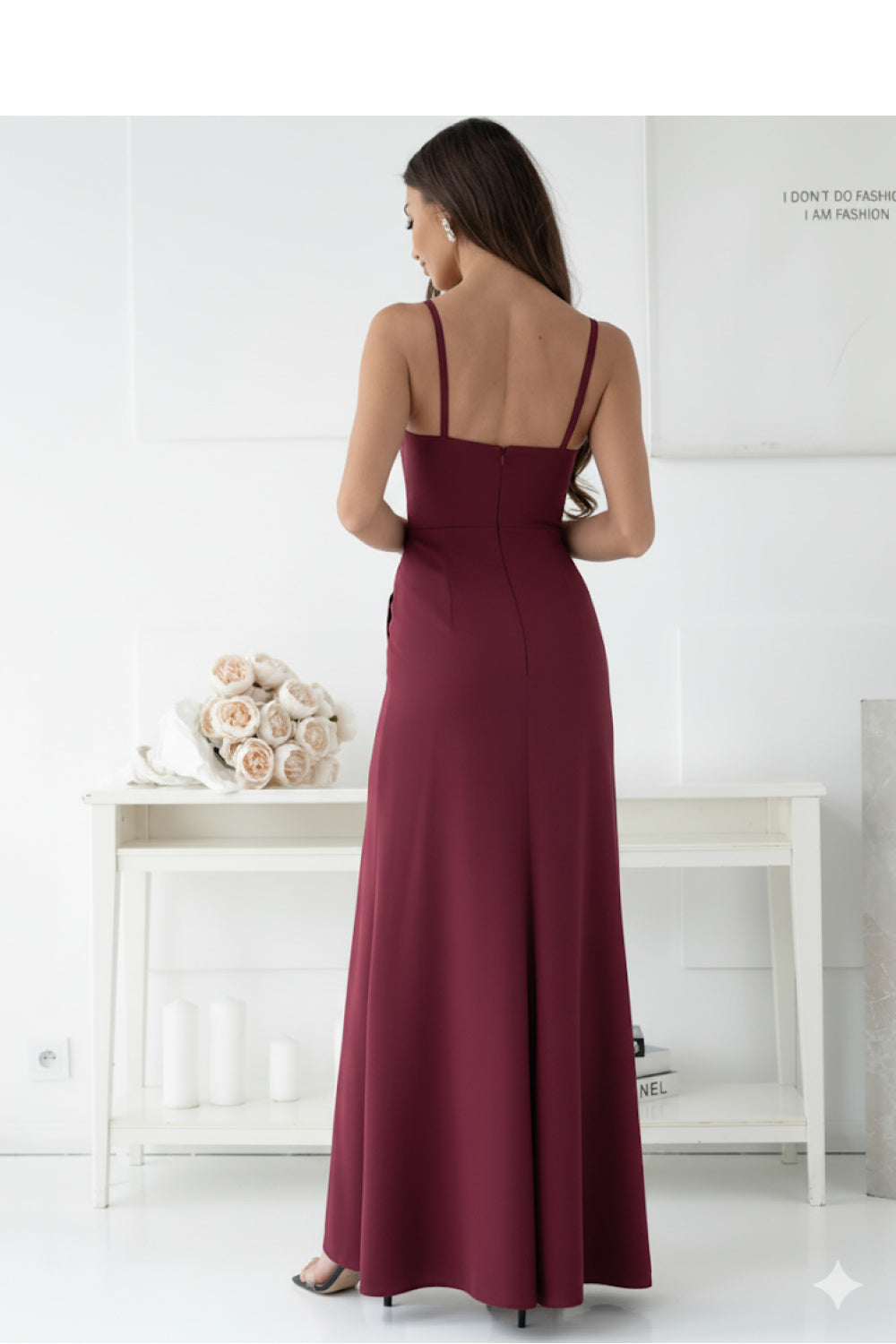 Robe femme With You Longue Longue — rouge