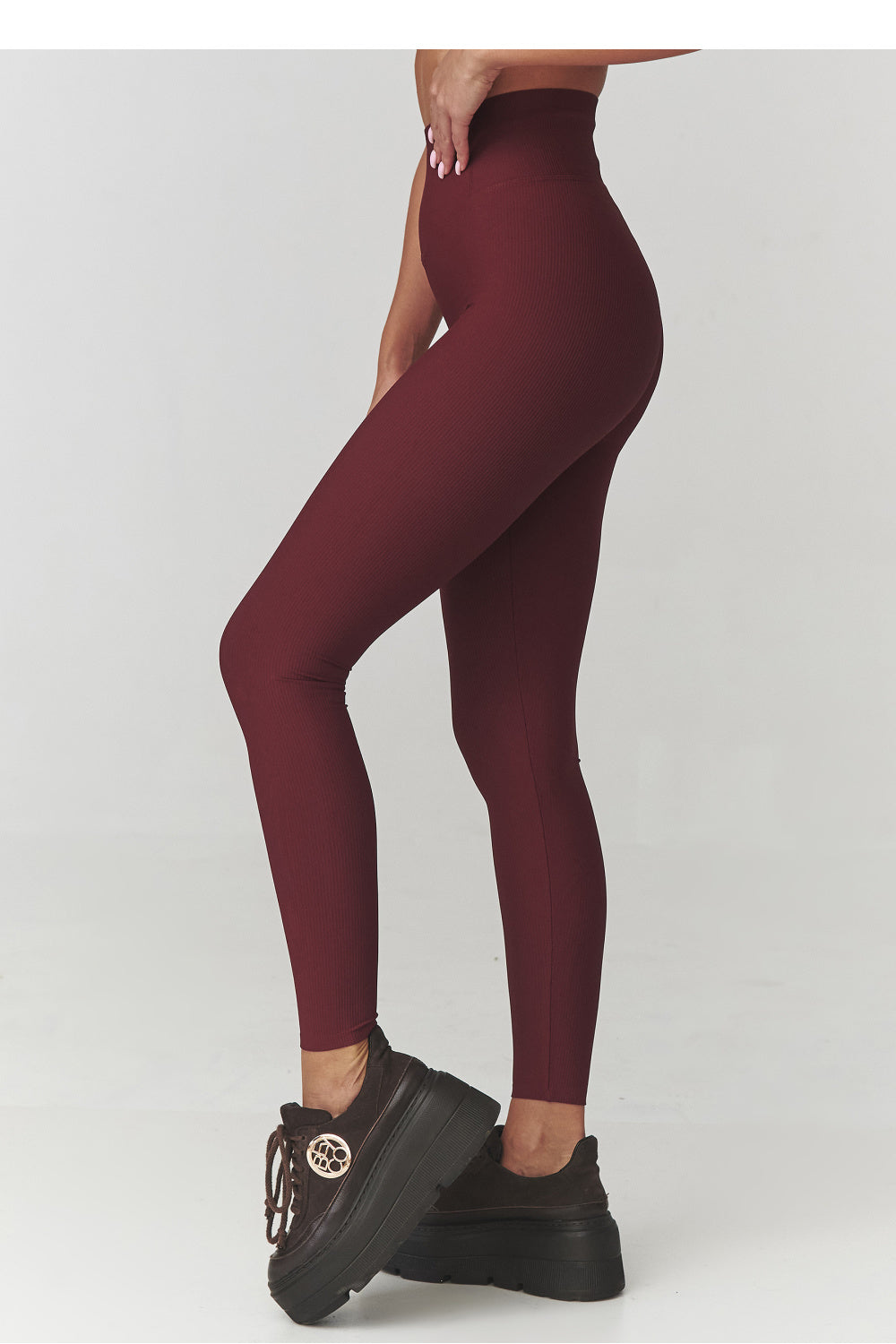 Chaussures à talons femme Makadamia Leggings Longues Leggings — rouge