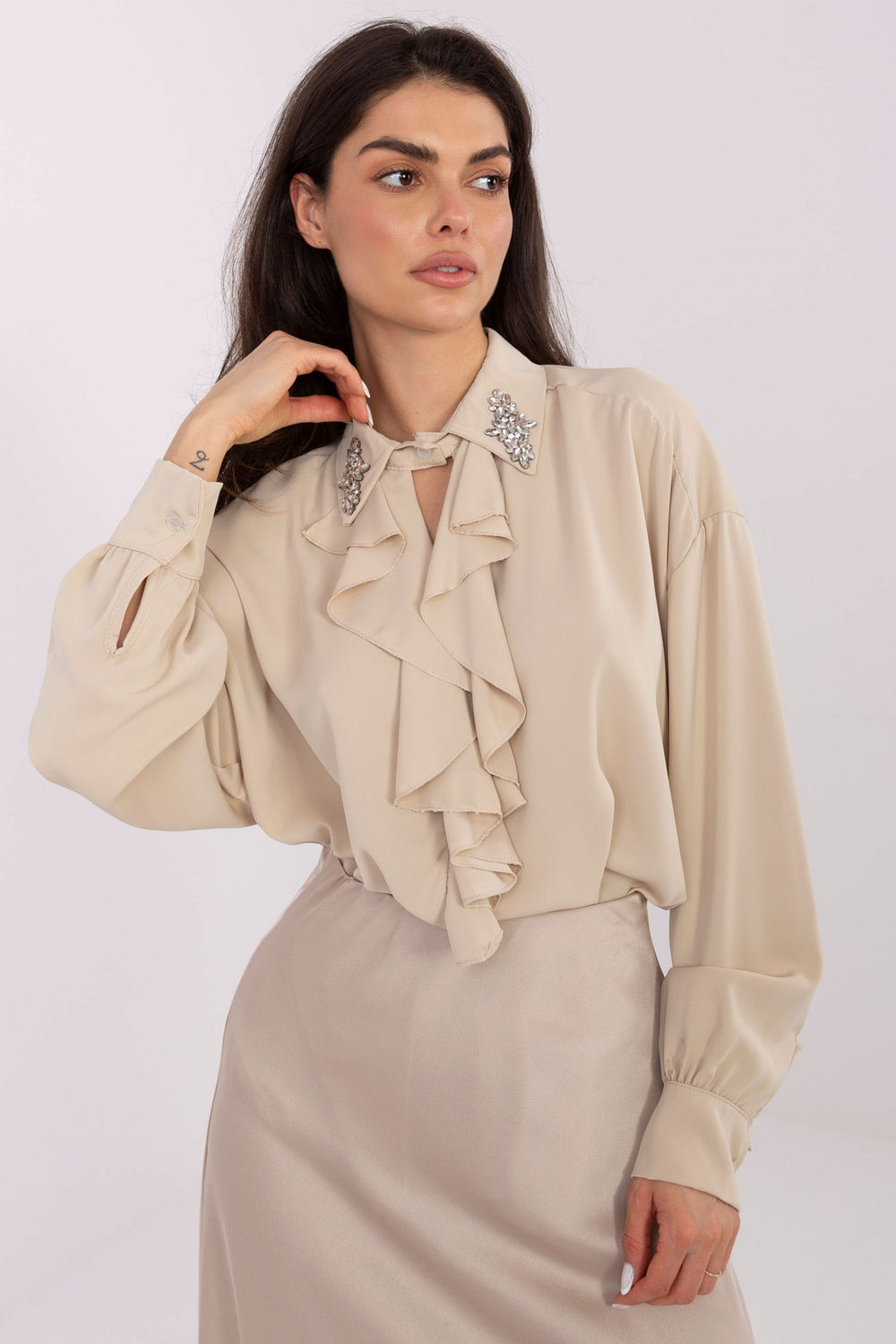 Blouse femme Factory Price Chemisier Chemisier — beige