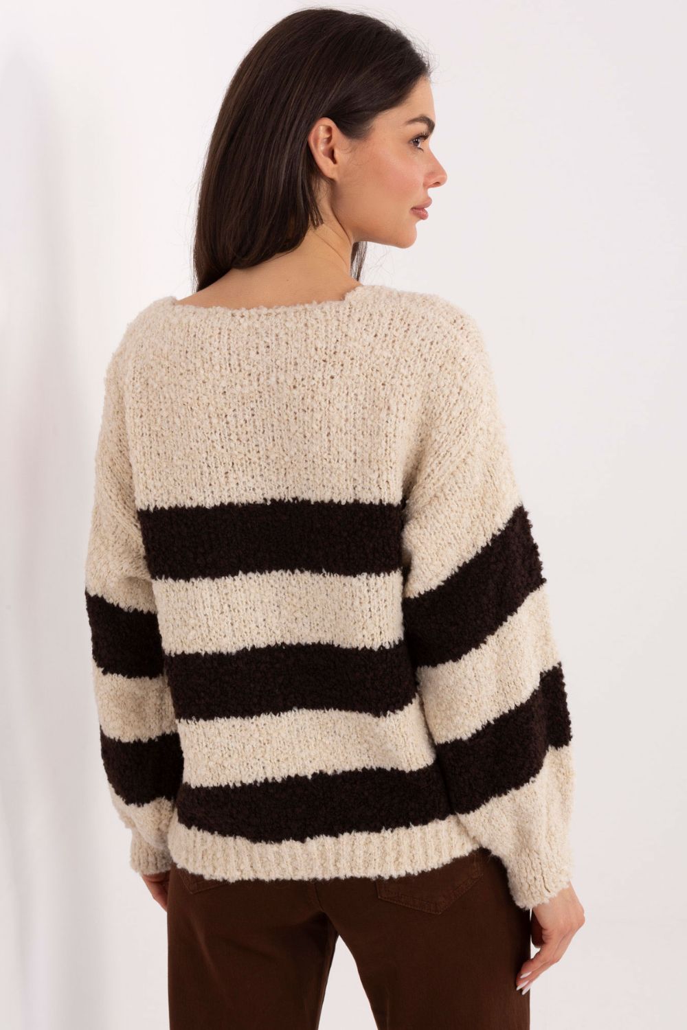 Pull femme Italy Moda Chandail Chandail — beige