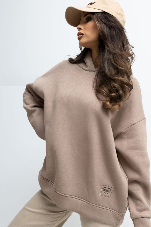 T-shirt femme Rue Paris Sweatshirt Sweatshirt — beige