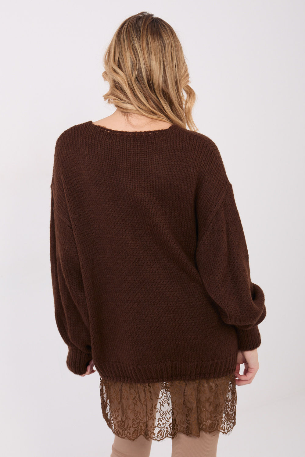 Pull femme Factory Price Chandail Chandail — brun