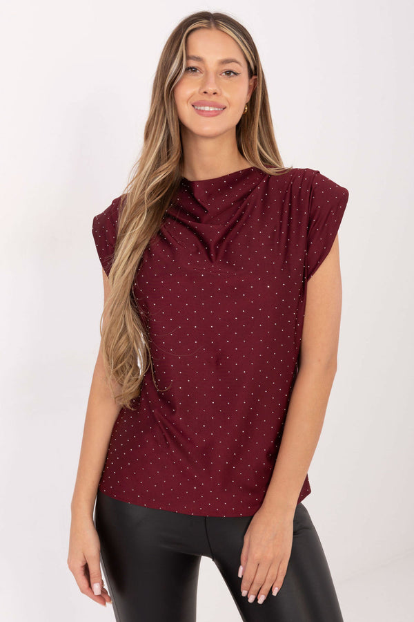 Blouse femme Italy Moda Chemisier Chemisier — rouge