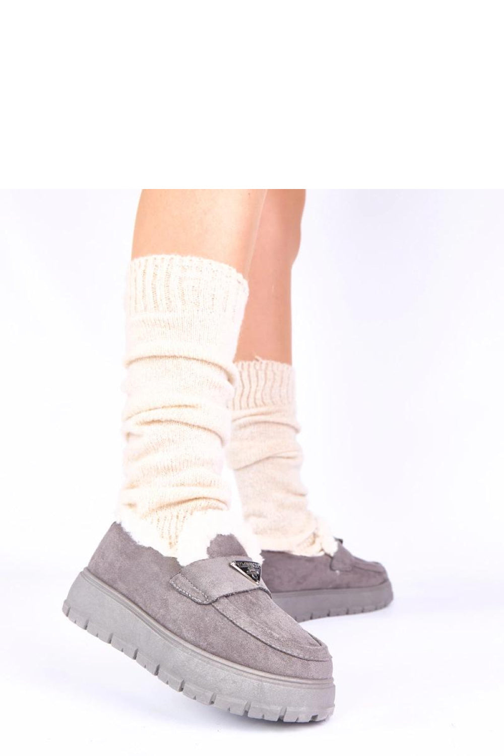 Moccasins femme Solea — gris