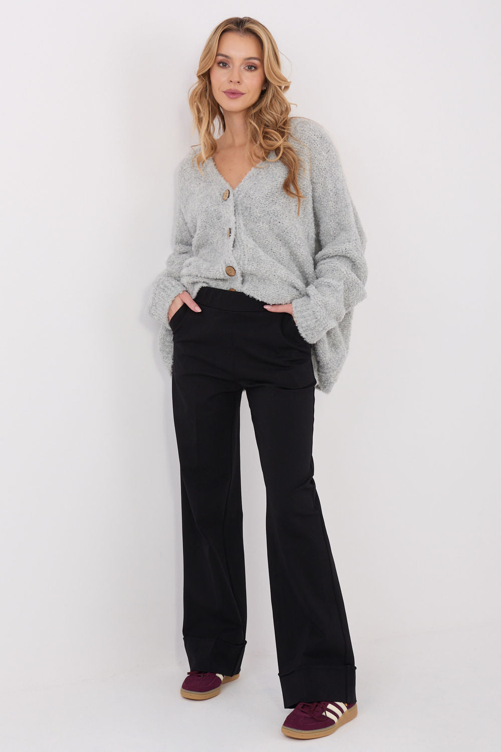 Cardigan femme Factory Price — gris