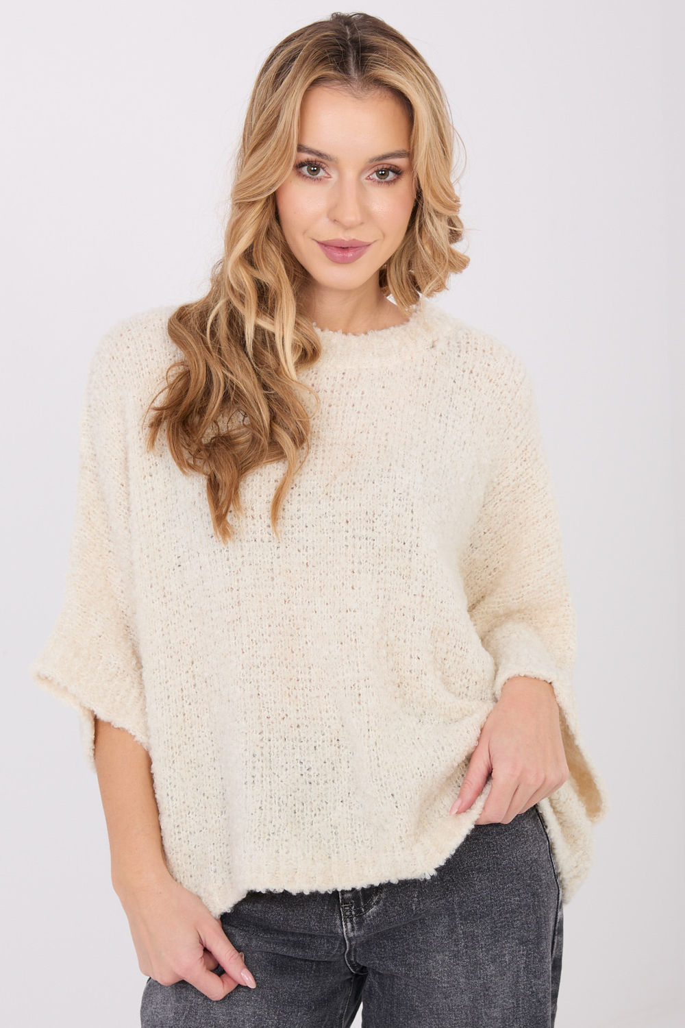Pull femme Factory Price Chandail Chandail — beige