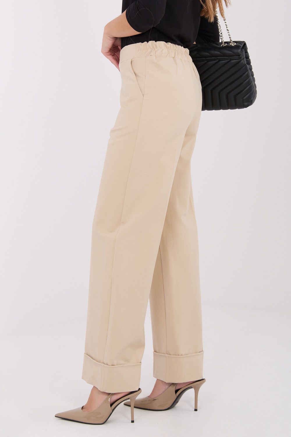 Chaussures à talons femme Rue Paris Pantalon Pantalon — beige