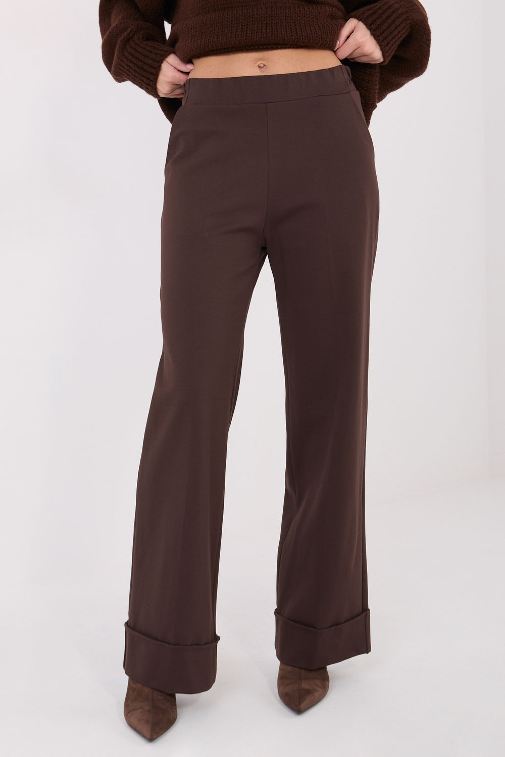 Chaussures à talons femme Rue Paris Pantalon Pantalon — brun